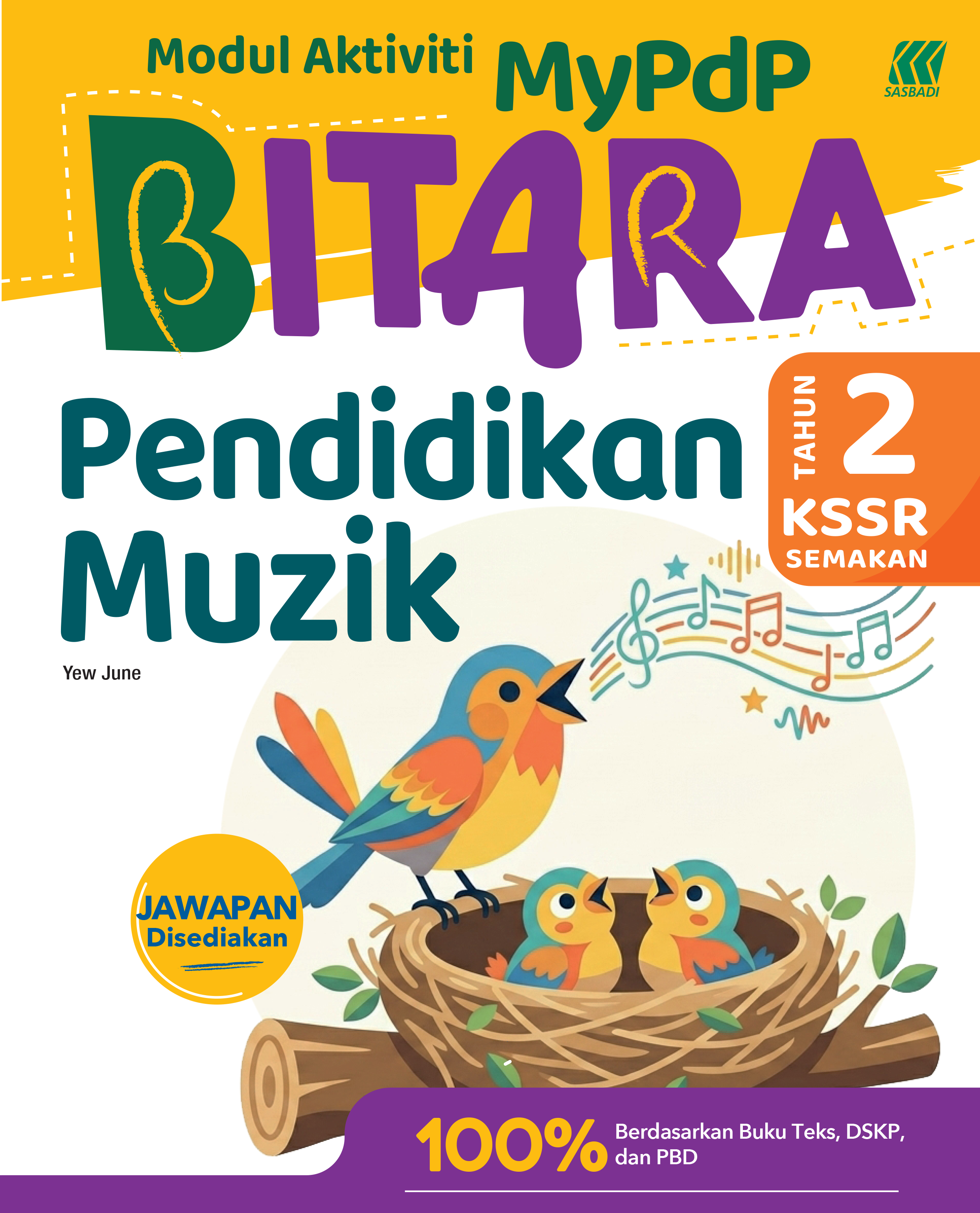 MyPdP BITARA KSSR Muzik Tahun 2 (NM) Cover